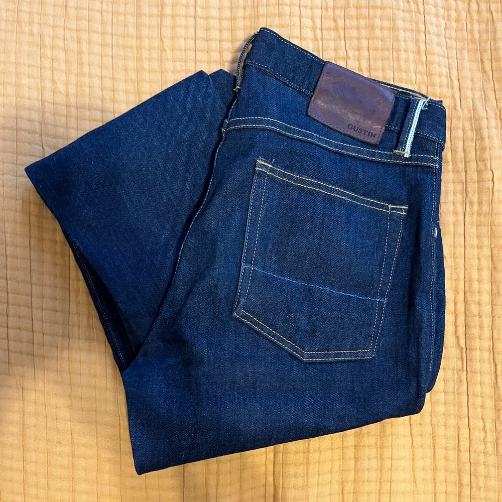 Gustin stretch selvage jeans